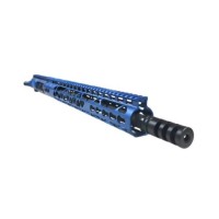 AR-15 7.62x39 16" Lightweight Blue Upper Assembly with Triport Muzzle Brake